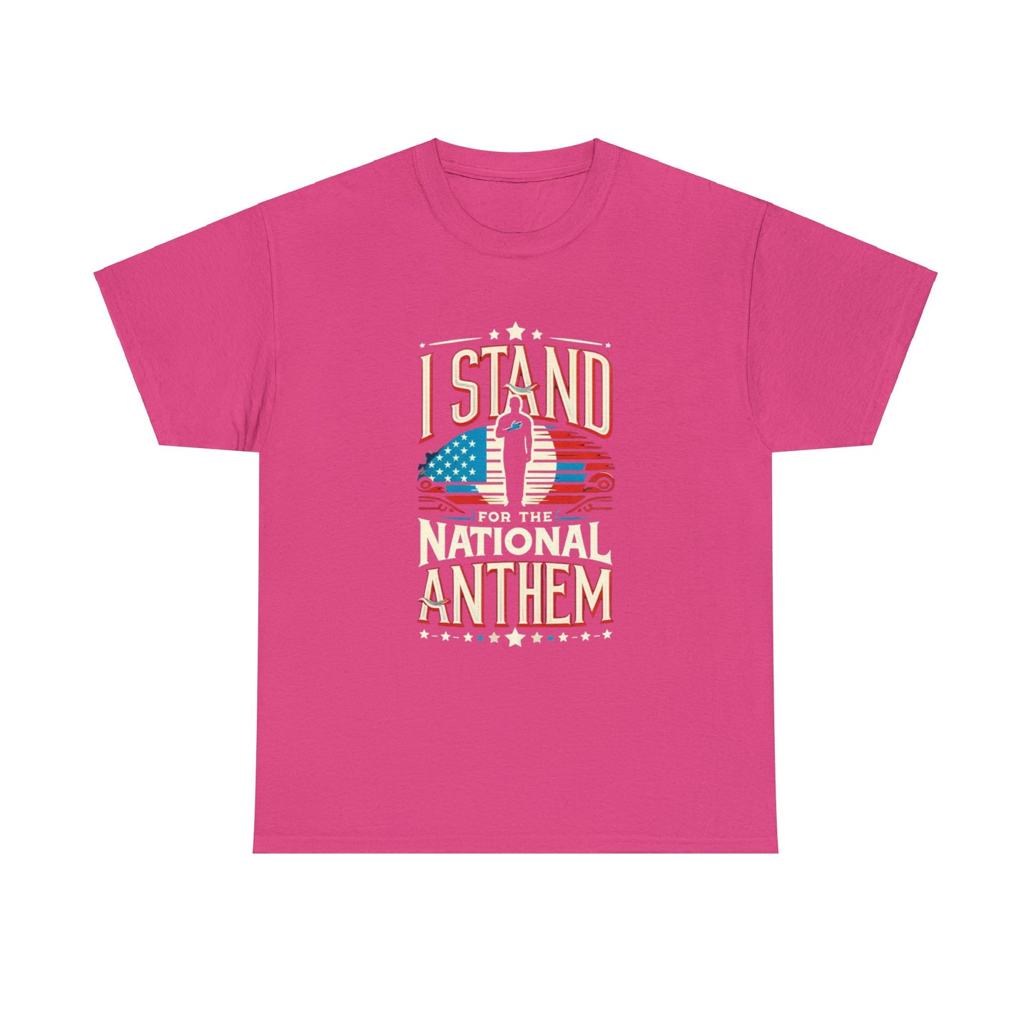 I Stand for the National Anthem Unisex Heavy Cotton Tee